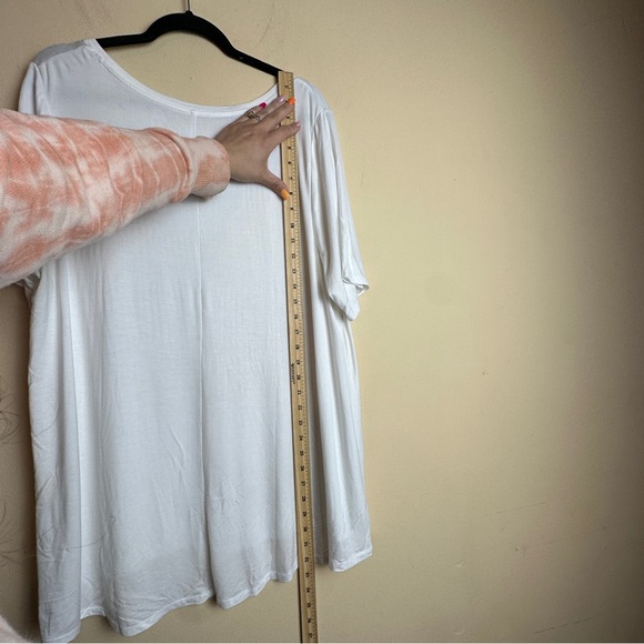 Lane Bryant NWT White Swing Tee Short Sleeve T-Shirt Womens Size 18 / 20 - Picture 10 of 13